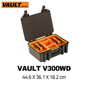 [PELICAN] 펠리칸 V300 WD 볼트 케이스(V300 Vault Equipment Case)