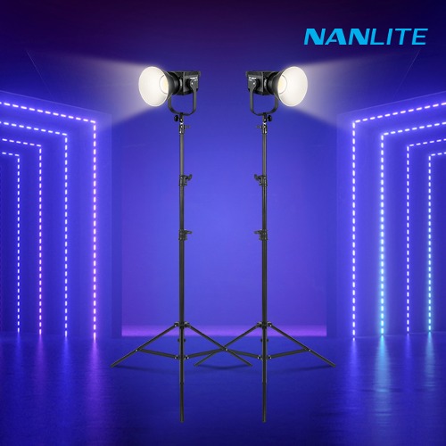 [NANLITE] 난라이트 포르자300II 투스탠드 세트 스튜디오 LED 조명 Forza300II