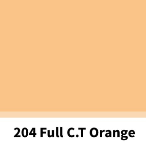 [LEE Filters] 리필터 LR 204 FULL CT ORANGE (CTO) 3200K 1롤(1,52m x 7.62m)