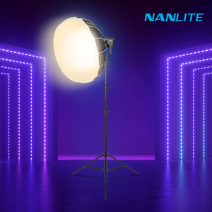 [NANLITE] 난라이트 포르자300BII 랜턴 소프트박스120 원스탠드 세트 스튜디오 LED 조명 / Forza300BII