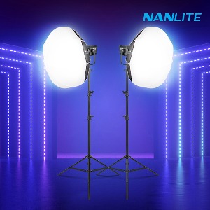 [NANLITE] 난라이트 포르자300II 랜턴 소프트박스80 투스탠드 세트 스튜디오 LED 조명 Forza300II