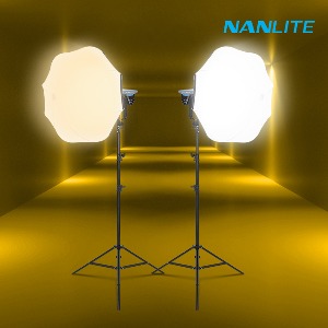 [NANLITE] 난라이트 스튜디오 LED 조명 FC-300B 랜턴80 젬볼 투스탠드 세트