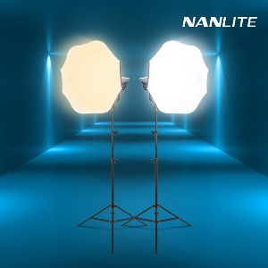 [NANLITE] 난라이트 스튜디오 LED 조명 FC-500B 랜턴80 젬볼 투스탠드 세트