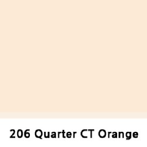 [LEE Filters] 리필터 QUARTER CT ORANGE (CTO) 4600K