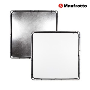 [MANFROTTO] 맨프로토 Skylite Rapid Cover Midi 1.5 x 1.5m Silver/White _ LL LR81531R