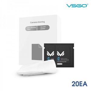 [VSGO] 비스고 Microfiber Lens Cleaning Cloth V-CL01E (개별밀봉20매)