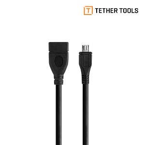 [TetherTools] 테더툴스 TetherPro USB 2.0 Female to Micro-B 5-Pin OTG Adapter